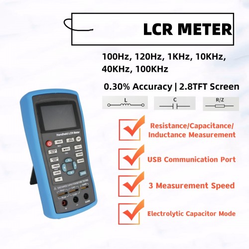 دستگاه LCR Meter پرتابل قابل شارژ فرکانس تا 100KHz مدل GPS-132C دستگاه LCR Meter پرتابل قابل شارژ فرکانس تا 100KHz مدل GPS-132C