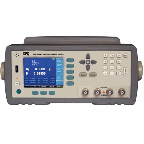 دستگاه LCR Meter رومیزی دیجیتالی مدل GPS-3138C  فرکانس 200KHz