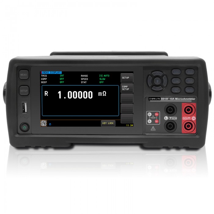 دستگاه میکرواهم متر دیجیتالی 10A رومیزی مدل GPS-8815F