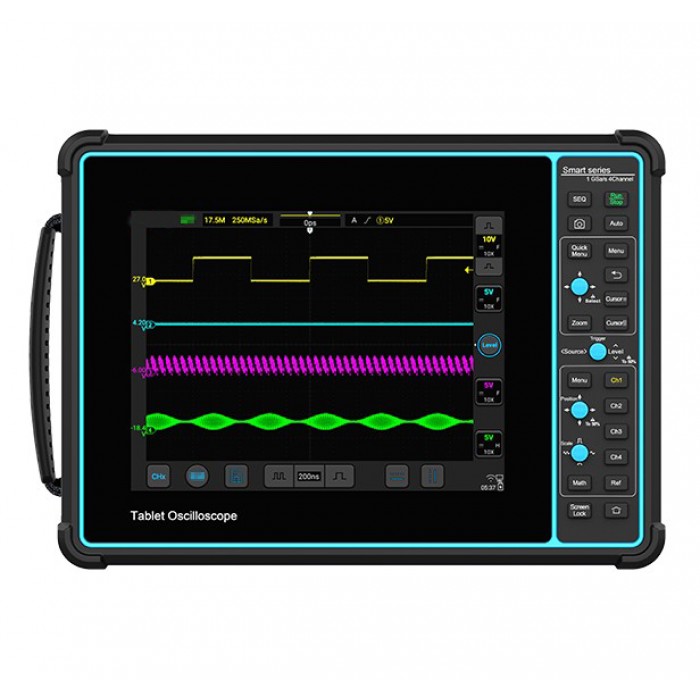 اسیلوسکوپ پرتابل تاچ اسکرین مدل GPS-1104D چهارکاناله 100MHz اسیلوسکوپ پرتابل تاچ اسکرین مدل GPS-1104D چهارکاناله 100MHz