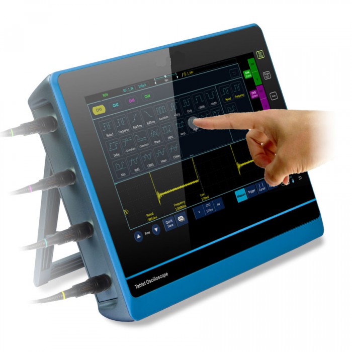 تبلت اسیلوسکوپ پرتابل تاچ اسکرین مدل GPS-810TA4 چهارکاناله 100MHz تبلت اسیلوسکوپ پرتابل تاچ اسکرین مدل GPS-810TA4 چهارکاناله 100MHz